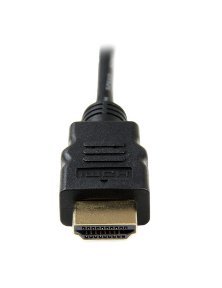 StarTech.com Cable de 3m Micro HDMI a HDMI con Ethernet - Vídeo de 4K a 30Hz - Cable Adaptador Conversor Micro HDMI Tipo D de