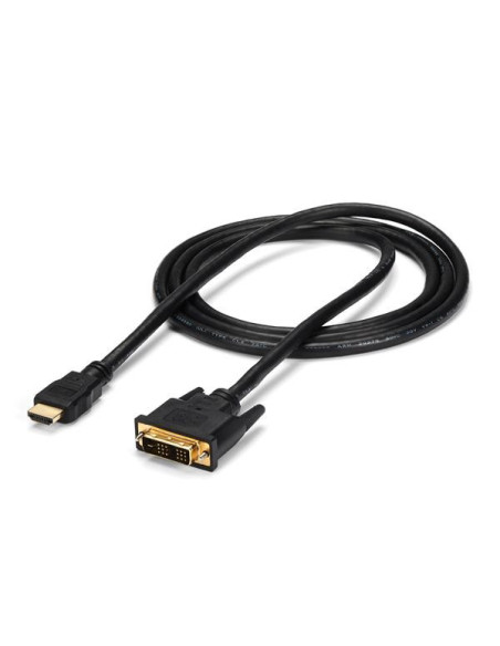 StarTech.com Cable Adaptador Conversor HDMI a DVI-D de 1,8m - Macho a Macho - Convertidor de Vídeo - Negro