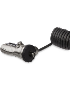 StarTech.com Cable de Seguridad con Combinación para Ordenador Portátil- con Cable Auto Enrrollable - Combinación de 3 Dígitos 2