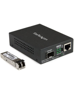 StarTech.com Conversor Compacto de Medios Ethernet Gigabit a Fibra Multimodo LC - 550m 2