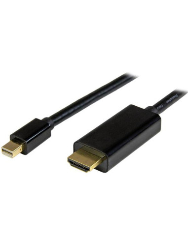 StarTech.com Cable Conversor Mini DisplayPort a HDMI de 2m - Color Negro - Ultra HD 4K