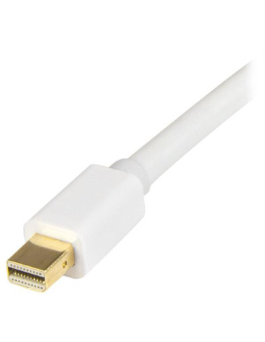 StarTech.com Cable Conversor Mini DisplayPort a HDMI de 2m - Color Blanco - Ultra HD 4K