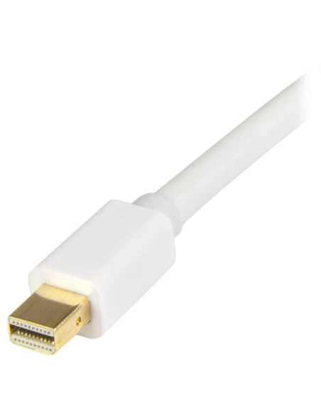 StarTech.com Cable Conversor Mini DisplayPort a HDMI de 2m - Color Blanco - Ultra HD 4K