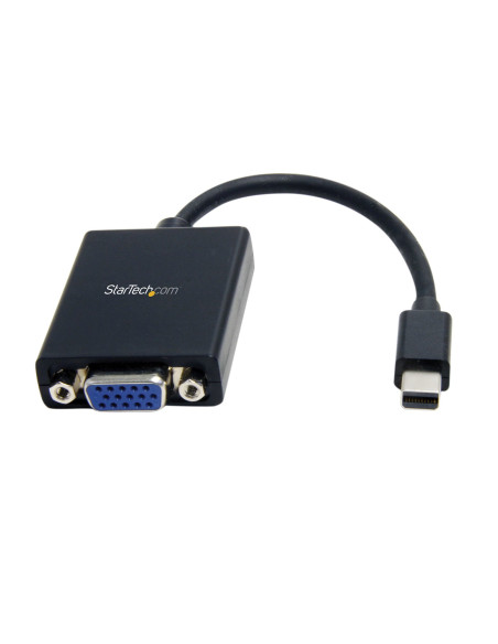 StarTech.com Adaptador Mini DisplayPort a VGA - Convertidor Activo de Mini DP a VGA - Vídeo 1080p - con Certificación VESA -