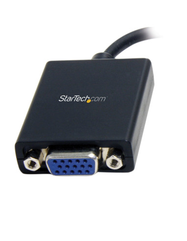 StarTech.com Adaptador Mini DisplayPort a VGA - Convertidor Activo de Mini DP a VGA - Vídeo 1080p - con Certificación VESA -