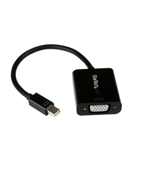 StarTech.com Adaptador Mini DisplayPort a VGA - Convertidor Activo de Mini DP a VGA Vídeo 1080p con Certificación VESA - mDP