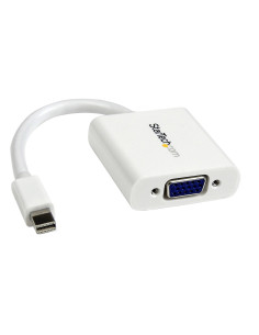 StarTech.com Adaptador Conversor de Vídeo Mini DisplayPort DP a VGA - 1920x1200 - Activo- Blanco