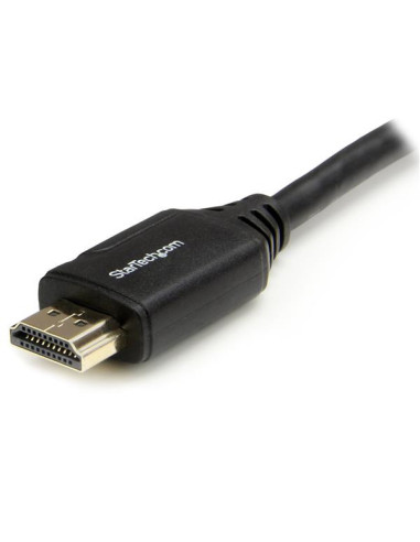 StarTech.com Cable de 3m HDMI 2.0 Certificado Premium con Ethernet - HDMI de Alta Velocidad Ultra HD de 4K a 60Hz HDR10 - para