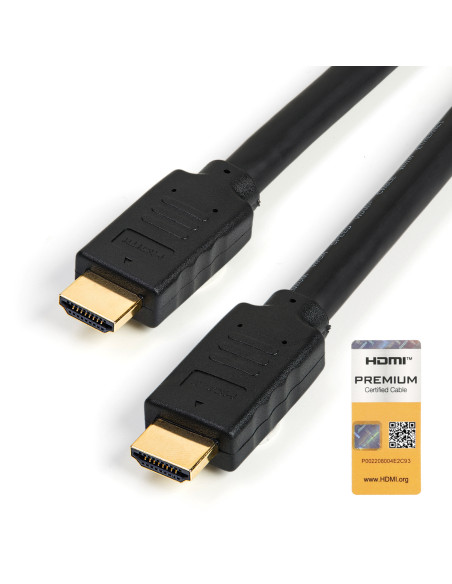 StarTech.com Cable de 7m HDMI 2.0 Certificado Premium con Ethernet - HDMI de Alta Velocidad Ultra HD de 4K a 60Hz HDR10 - para