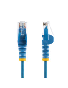 StarTech.com Cable Cat6 de 1,5m - Delgado - con Conectores RJ45 sin Enganches - Azul 2