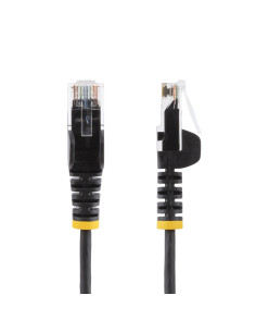 StarTech.com Cable Cat6 de 3m - Delgado - con Conectores RJ45 sin Enganches - Negro 2