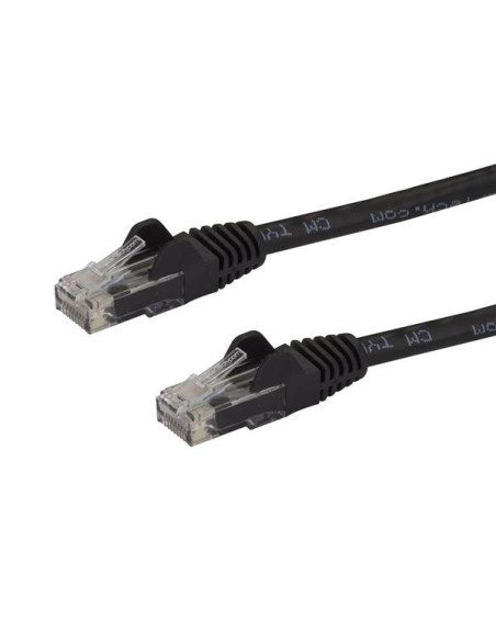 StarTech.com Cable de Red Ethernet Snagless Sin Enganches Cat 6 Cat6 Gigabit 10m - Negro