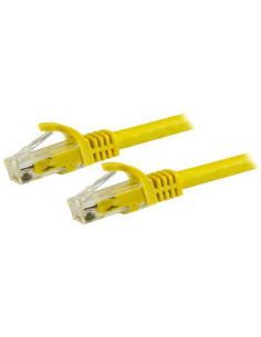 StarTech.com Cable de 1,5m Cat6 Ethernet de Red Amarillo - RJ45 sin Enganches - 24AWG