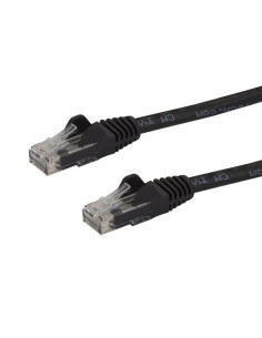 StarTech.com Cable de Red Ethernet Snagless Sin Enganches Cat 6 Cat6 Gigabit 15m - Negro