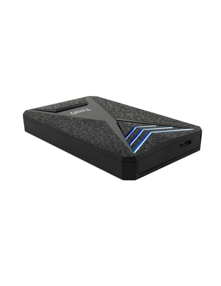 TooQ TQE-2550BL caja para disco duro externo Carcasa de disco duro SSD Negro 2.5"