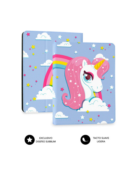 SUBBLIM Funda Tablet Universal TRENDY CASE UNICORN 10.1"