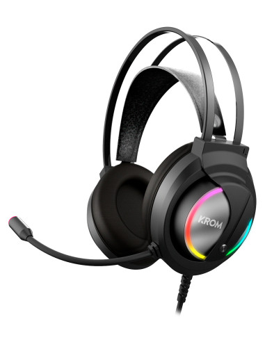 Krom Kappa Auriculares Alámbrico Diadema Juego Negro