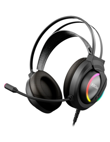 Krom Kappa Auriculares Alámbrico Diadema Juego Negro