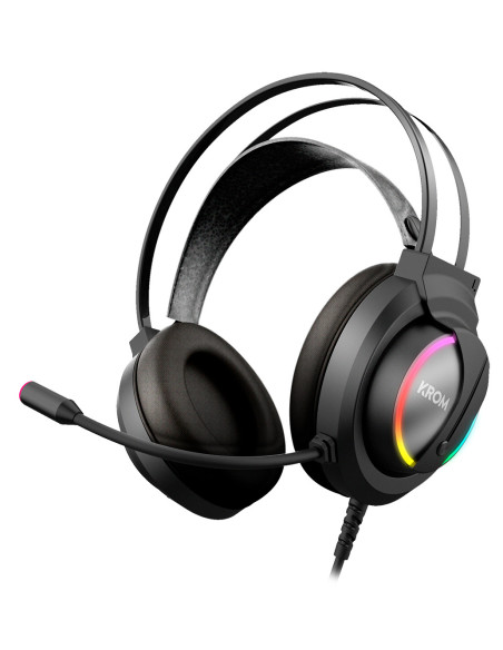Krom Kappa Auriculares Alámbrico Diadema Juego Negro