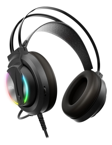 Krom Kappa Auriculares Alámbrico Diadema Juego Negro