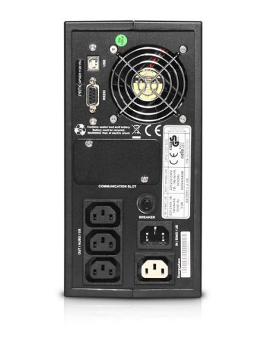Riello VST 800 sistema de alimentación ininterrumpida (UPS) Línea interactiva 0,8 kVA 640 W 4 salidas AC