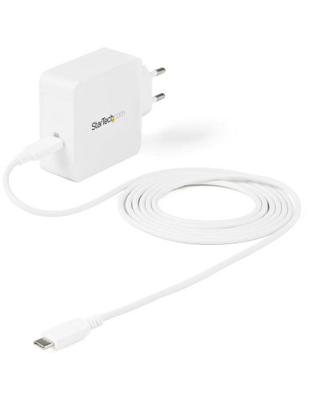 StarTech.com Cargador USB C de Pared - Cargador USB Tipo C de 60W para Ordenador Portátil - Adaptador Universal de Alimentación