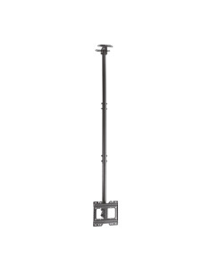 AISENS Soporte de techo giratorio, inclinable, extensible para monitor TV 50kg de 23”-43”, Negro