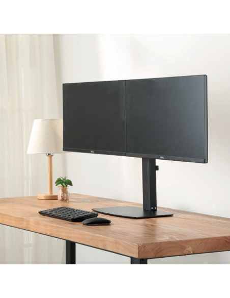 Ewent EW1538 soporte para monitor 68,6 cm (27") Escritorio Negro