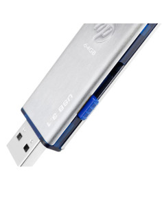 HP x730w unidad flash USB 64 GB USB tipo A 3.2 Gen 1 (3.1 Gen 1) Azul, Acero inoxidable 2