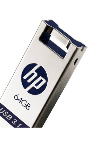 HP x795w unidad flash USB 64 GB USB tipo A 3.2 Gen 1 (3.1 Gen 1) Azul, Plata