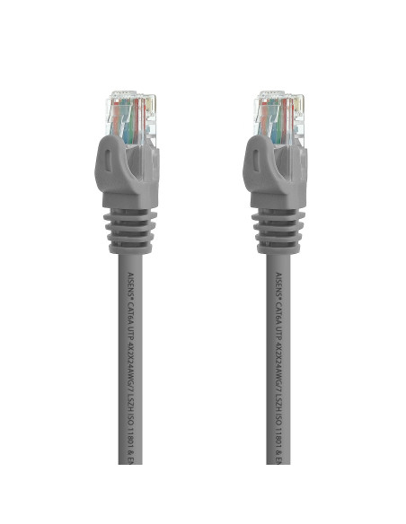 AISENS A145-0327 cable de red Gris 2 m Cat6a U UTP (UTP)