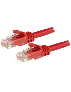 StarTech.com Cable de 1m Rojo de Red Gigabit Cat6 Ethernet RJ45 sin Enganche - Snagless