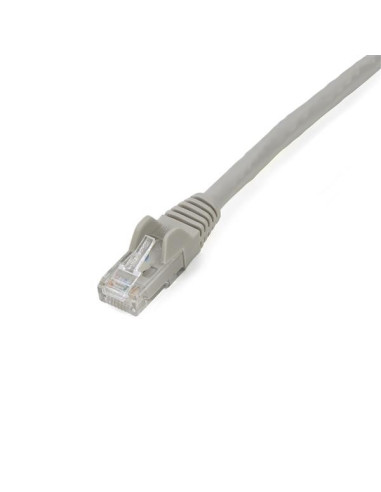 StarTech.com Cable de 2m Gris de Red Gigabit Cat6 Ethernet RJ45 sin Enganche - Snagless