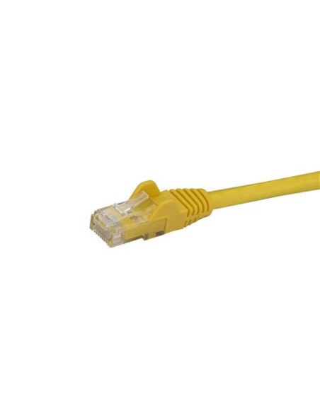 StarTech.com Cable de 2m Amarillo de Red Gigabit Cat6 Ethernet RJ45 sin Enganche - Snagless