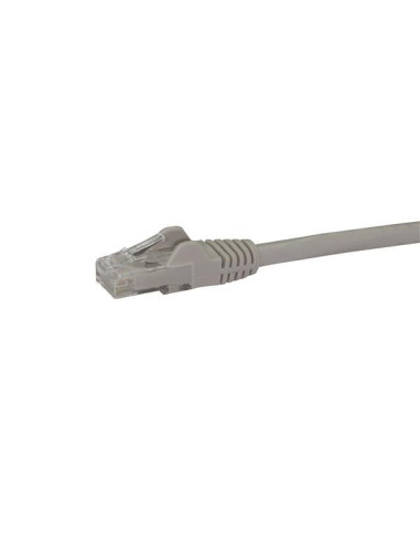 StarTech.com Cable de 3m Gris de Red Gigabit Cat6 Ethernet RJ45 sin Enganche - Snagless