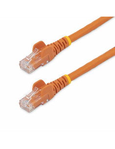 StarTech.com Cable de Red Ethernet Cat6 Snagless de 3m Naranja - Cable Patch RJ45 UTP