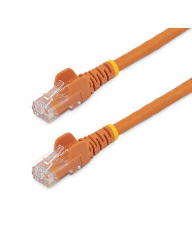 StarTech.com Cable de Red Ethernet Cat6 Snagless de 3m Naranja - Cable Patch RJ45 UTP