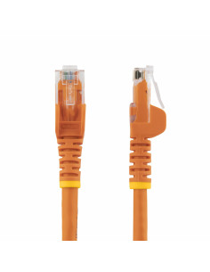 StarTech.com Cable de Red Ethernet Cat6 Snagless de 3m Naranja - Cable Patch RJ45 UTP 2