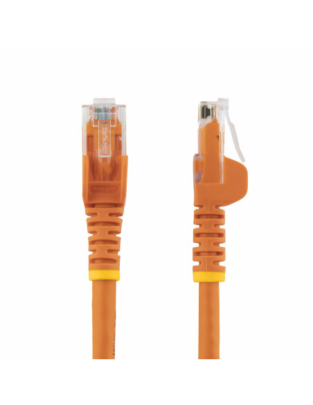 StarTech.com Cable de Red Ethernet Cat6 Snagless de 3m Naranja - Cable Patch RJ45 UTP