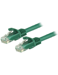 StarTech.com Cable de 0,5m Verde de Red Gigabit Cat6 Ethernet RJ45 sin Enganche - Snagless