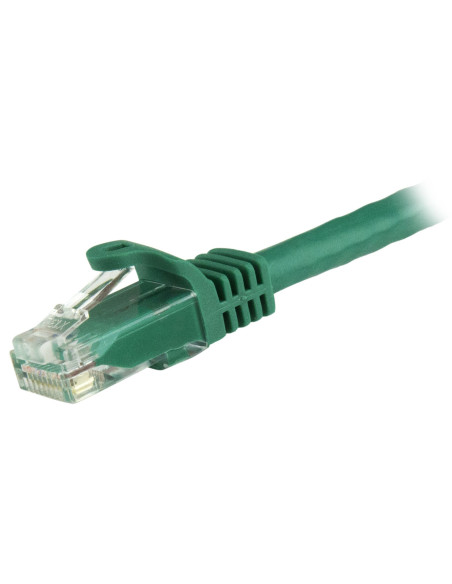 StarTech.com Cable de 0,5m Verde de Red Gigabit Cat6 Ethernet RJ45 sin Enganche - Snagless