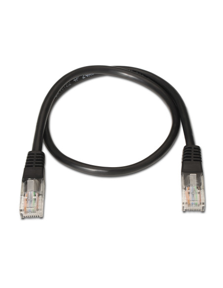 AISENS A135-0258 cable de red Negro 1 m Cat6 U UTP (UTP)