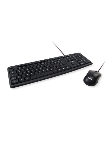 Equip 245202 teclado Ratón incluido Oficina USB QWERTY Portugués Negro