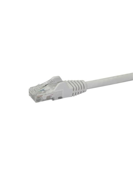 StarTech.com Cable de Red de 0,5m Blanco Cat6 UTP Ethernet Gigabit RJ45 sin Enganches