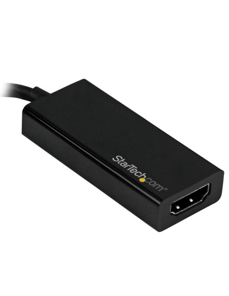 StarTech.com Adaptador Gráfico USB-C a HDMI 4K60Hz - Conversor de Vídeo USB Tipo C a HDMI - Compatible Thunderbolt 3 - Dongle