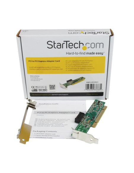 StarTech.com Tarjeta Adaptadora PCI a PCI Express PCIe