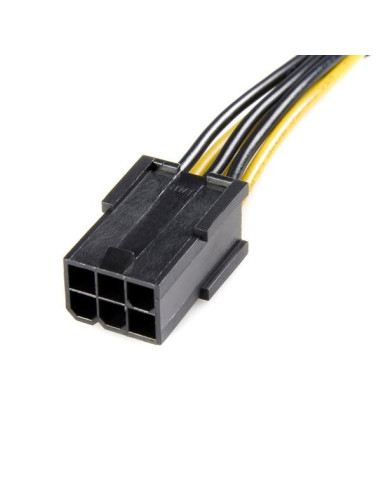 StarTech.com Cable adaptador de alimentación PCI Express de 6 pines a 8 pines