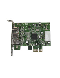 StarTech.com Adaptador Tarjeta FireWire PCI-Express Bajo Perfil de 2 Puertos F W 800 y 1 Puerto F W 400 2