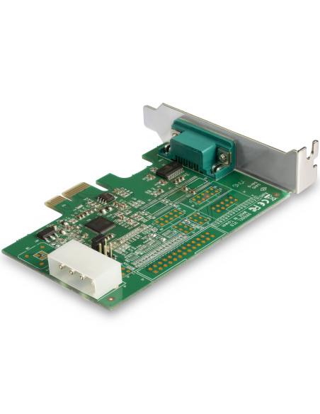StarTech.com Tarjeta PCI Express Adaptadora de 1 Puerto Serie RS232 - Tarjeta Controladora Serial PCIe RS232 - PCIe a DB9