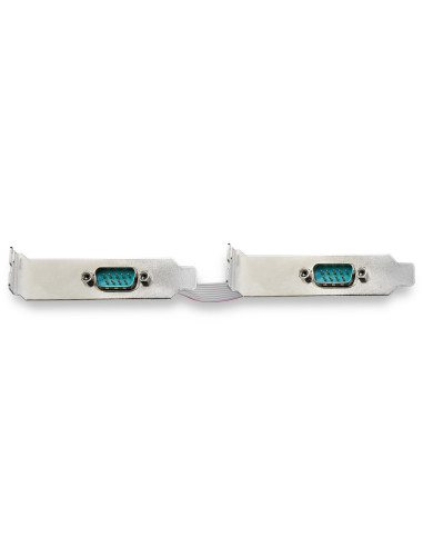 StarTech.com Tarjeta Adaptadora Serie PCI Express RS232 de 2 Puertos - Tarjeta Controladora Serie PCIe RS232 - PCIe a Serie DB9